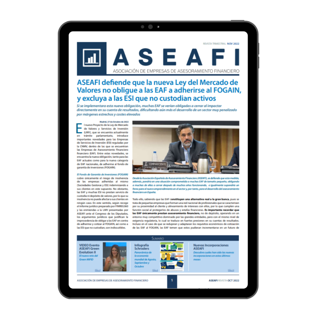 Revista Trimestral – ASEAFI – de Empresas de Asesoramiento Financiero