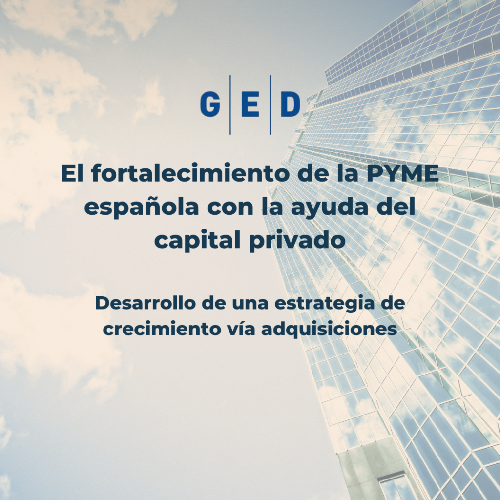 El fortalecimiento de la PYME española con la ayuda del capital privado